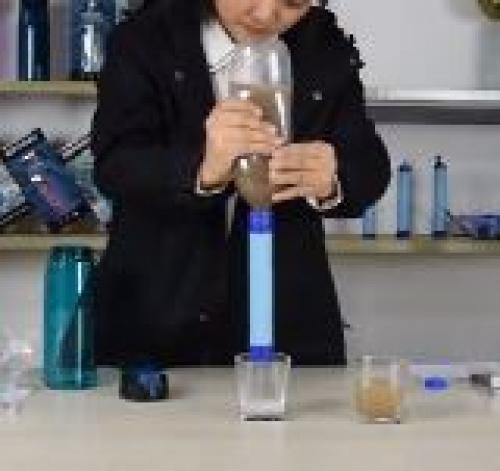 Wasserfilter mit Flasche